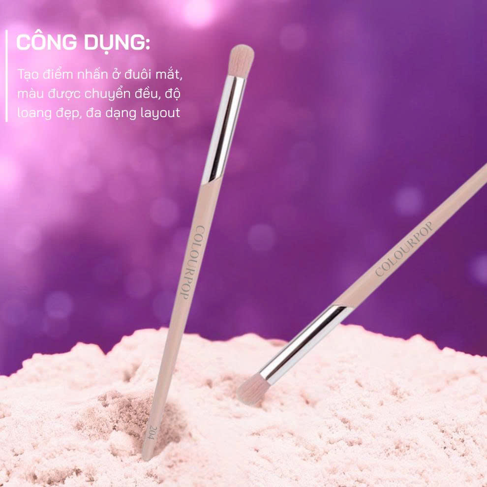 Cọ Mắt Tròn Tán Và Nhấn Đuôi COLOURPOP Eye Shadow Brush C204